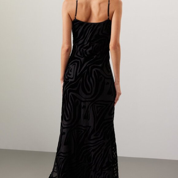 Ronny Kobo Burnout Slip Dress, 6 - Picture 3 of 17